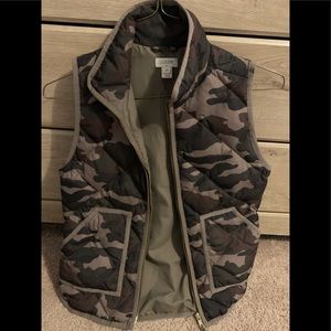 J crew puffer vest